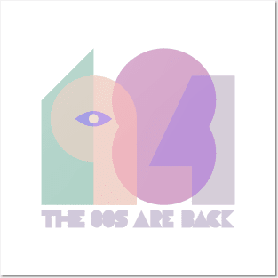 the 80's are back Posters and Art